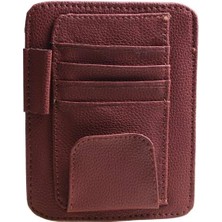 Pileli Store Ally Araç Oto Güneşlik Organizeri Suni Deri Kart Kalem DÜZENLEYICI-(5775)