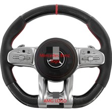 OTOLAS Mercedes 2018 W205, W212, X253, W447, W166, X204, W177 Airbag Hediyeli Deri Direksiyon  Modelleri ile Uyumludur.