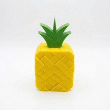 Atatuğ Hediyelik 3D Baskılı Pixel Pineapple Fidget Stres Oyuncağı - Geometrik Ananas Figürü