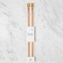 Çarşı Point La Mia Whitewood 9 mm 36 cm Ahşap Örgü Şişi