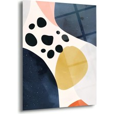 Shiny Art Geometrik Soyut Desen Cam Tablo - MOD146