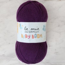 Çarşı Point La Mia Baby Boom Patlıcan Moru El Örgü Ipi - 60 - 34265