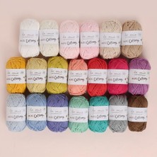 Çarşı Point La Mia Mini Cottony 20LI Paket 25G Renkli El Örgü Ipi - 33845