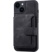 Teleplus iPhone 14 Kılıf H67 Kartlıklı Cüzdanlı Kılıf