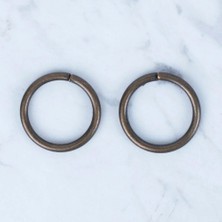 Çarşı Point Loren Oksitli Altın Yuvarlak Halka 2 Li Paket