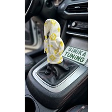 Lv Desen Otomobil Polar Vites Topuzu Kılıfı Hoodie Vites Topuz Kıyafeti