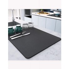 Kaymaz Tabanlı Çok Amaçlı Su Emici Sihirli Tezgah Üstü Bulaşık Yıkama Kurulama Kurutma Mat�