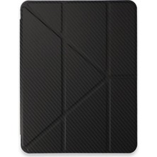 Ipad Pro 11 (2024) Kılıf Color Karbon Tablet Kılıfı - Siyah ARLSTRTCH-MPA3256