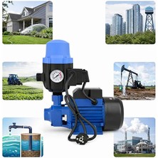 Optivex Su Pompası Hidromat Pompalı Otomatik Paket Hidrofor Su Motoru Bahçe Pompası 0.75HP