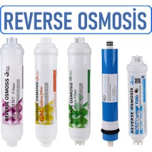 Reverse Osmosis Kapalı Kasa 5 Li Orijinal Filtre Seti Water Systems