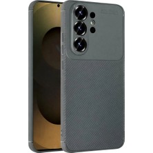 Samsung Galaxy S26 Ultra Auto Focus Karbon Kapak - Gri ARLSTRTCH-MPA3256