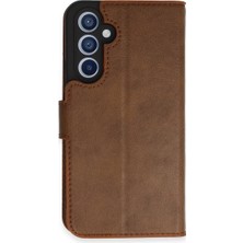 Samsung Galaxy A54 5g Kılıf Trend S Plus Kapaklı Kılıf - Taba ARLSTRTCH-MPA3256