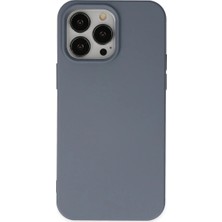 Iphone 15 Pro Max Kılıf Nano Içi Kadife Silikon - Gri ARLSTRTCH-MPA3256