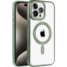 Iphone 14 Pro Max Kılıf Kronos Magsafe Kapak - Koyu Yeşil ARLSTRTCH-MPA3256