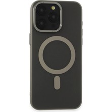 Iphone 15 Pro Max Kılıf Lodos Magneticsafe Mat Kapak - Titan Gri ARLSTRTCH-MPA3256