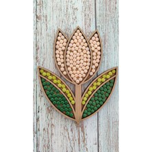 Cam Mozaik Sanat Seti Kendin Yap Dıy Mozaik Lale Tablo Çocuk Etkinlik Hobi ve Sanat Seti