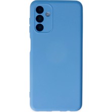 Samsung Galaxy A04S Kılıf Nano Içi Kadife Silikon - Mavi ARLSTRTCH-MPA3256