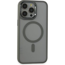 Iphone 15 Pro Max Kılıf Room Magneticsafe Silikon - Gri ARLSTRTCH-MPA3256