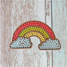 Cam Mozaik Sanat Seti Kendin Yap Dıy Mozaik Gökkuşağı Tablo Çocuk Etkinlik Hobi ve Sanat Seti