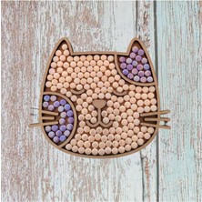 Cam Mozaik Sanat Seti Kendin Yap Dıy Mozaik Kedi Tablo Çocuk Etkinlik Hobi ve Sanat Seti