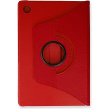 Samsung Galaxy Tab A9 Plus Kılıf 360 Tablet Deri Kılıf - Kırmızı ARLSTRTCH-MPA3256