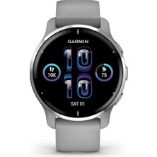 Garmin Venu 2 Plus, Call ve Text ile Gps Akıllı Saat , Gelişmiş Sağlık Izleme ve Fitness Özellikleri, Gümüş