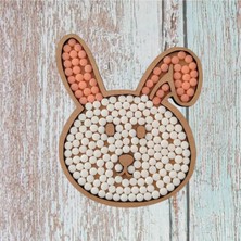 Cam Mozaik Sanat Seti Kendin Yap Dıy Mozaik Tavşan Tablo Çocuk Etkinlik Hobi ve Sanat Seti