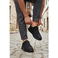 Fort Lukas Noka Rahat Hafif Lastik Bağcıklı Keten Sneaker Erkek Ayakkabı