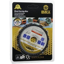 EMKA-244 Wood Carving Disc ( 115X22MM ) ( Zincirli ) ( Ahşap ) Testere ( Disk )*200