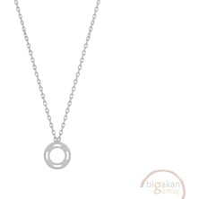 Bigakan Simya Sembolü Taşsız Model 925 Ayar Gümüş Kadın Kolye