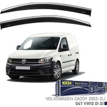 Niken Vw Caddy Cam Rüzgarlığı Kromlu 2'li 2003+ Sonrası