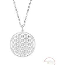 Bigakan Yaşam Sembolü Taşsız Model 925 Ayar Gümüş Kadın Kolye