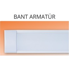 YVZ LED Bant Armatür, 120 Cm, 36W, 6500K 3240LM, Beyaz Işık