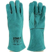 Starline Starlıne Yeşil E-063 Kaynakçı Eldiveni