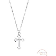 Bigakan Hac Sembolü Taşsız Model 925 Ayar Gümüş Kadın Kolye