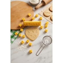 Karmelom Studio Kilitli Büyük Harf ve Sembol Damga Seti (31 Parça) - Tüm Hamur Yüzeyler Için Stampa