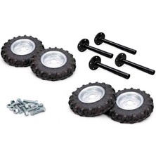 Fırtına Çapa Makinası Tekerlek Aks Takımı 4 Adet 23MM 400X8