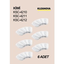 Kleanova Kiwi Buharlı Temizlik Makinesi Uyumlu Yedek Bez Seti 6 Adet
