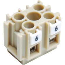 Klemsan 420020 Psk 1/2 Cihaz Sıra Klemensi 2,5 Mm2 2 Sıra 100 Ad