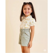 VİTASTORETR Çiçekli Gömlek Şort Ikili Takım