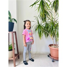 VİTASTORETR Ördek Baskı Desen Taytlı Ikili Takım