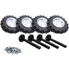 Yağmur Çapa Makinası Tekerlek Aks Takımı 27MM 400X8 4 Adet