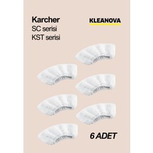 Kleanova Sc Serisi Buharlı Temizlik Makinesi Uyumlu Yedek Bez Seti 6 Adet