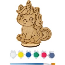 Kidose Unicorn Ahşap Boyama Seti – Çocuk Aktivite Kiti