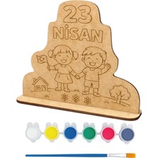 Kidose 23 Nisan Çocuk Bayramı Etkinliği Için Ahşap Boyama Ürünü