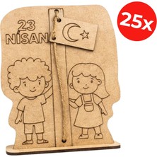 Kidose 23 Nisan Kutlama Serisi Hareketli Bayrak Boyama Seti