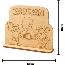 Kidose 23 Nisan Ulusal Egemenlik ve Çocuk Bayramı Ahşap Boyama Seti – Çocuk Etkinlik Kiti