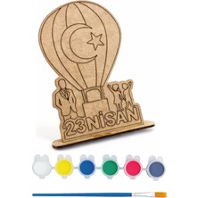 Kidose 23 Nisan Çocuk Bayramı Ahşap Boyama Aktivitesi - Etkinlik/aktivite
