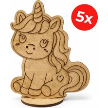Kidose Unicorn Tasarımlı Boyanabilir Ahşap Model