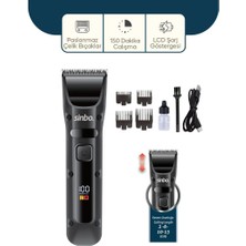 USB Şarjlı - LCD Göstergeli Saç - Sakal Kesme Traş Makinesi SHC-1911